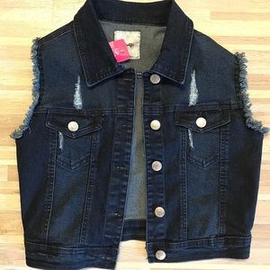 Sleeveless Denim Jacket